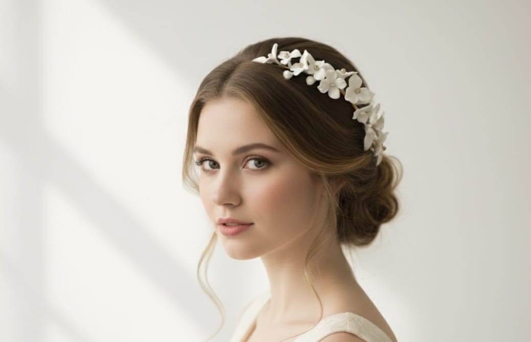 Tocados porcecalana para novias